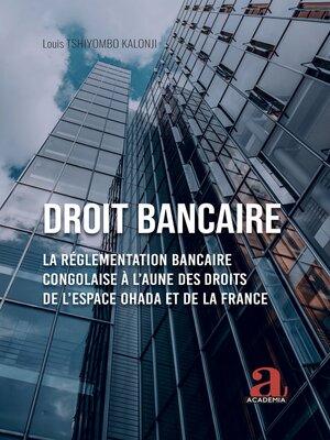 cover image of Droit bancaire